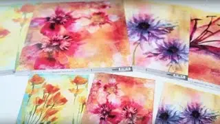 Ken Oliver Watercolor Florals