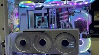 Pokemon/Gigabyte Vision Themed Lian Li O11-D Mini Water-cooled PC Build