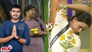 🔴Live: Did Parvathy Really Hit Kamuruddin? 😡 | TTF Task Drama | Bigg Boss 9 Tamil Day 86 Review