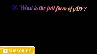 What is the full form of pdf?||&deg;&bull;Sk technical zone &bull;&deg;||
