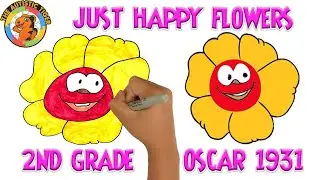Dancing Flower | Flower and Trees - How to Draw Silly Symphonies Easy