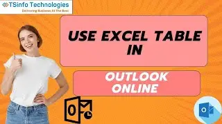Add Excel Table in to Outlook Online | How to Insert Excel sheet in to body of the Outlook Email.