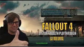 Fallout 4 A Story Wealth Collection Survival GunSlinger Gameplay. Part 21. Made it to Far Harbor!