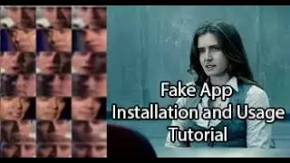 FakeApp 2.2.0 Tutorial - Installation and Usage (How to put Nicholas Cage's Face on Various people)