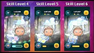 Disney Tsum Tsum - Ahsoka Tano Skill Level 4, Skill Level 5, and Skill Level 6