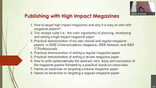 FKI Research Talk: High Impact Writing Workshop Series No. 1/12: Peer-Reviewed Technical Magazines