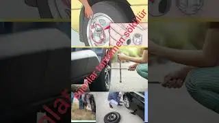 sorunun cevabı nedir#trafikdersi#ara&ccedil;tekniği#ehliyetsınavı#lastik#tekerlek#bijonanahtarı#kriko#takoz