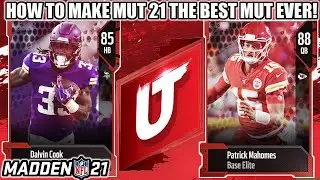 HOW TO MAKE MADDEN 21 ULTIMATE TEAM THE BEST ULTIMATE TEAM EVER! | MADDEN 21 ULTIMATE TEAM