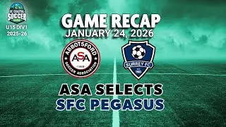 ASA Selects/SFC Pegasus GAME RECAP