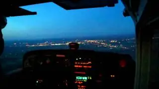Landing light failure durning flight