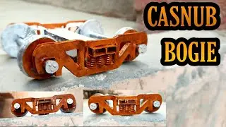 How To Make Train Engine  Bogie | CASNUB BOGIE | How To Make Train Model At Home | World Of Models.