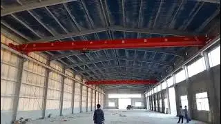 Top Running Single Girder Overhead Crane 2 Ton with Economical Electric Hoist for Sale, LD Types