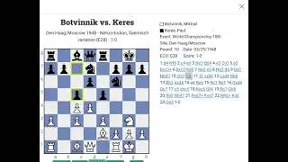 Botvinnik vs. Keres (Den Haag/Moscow, 1948)