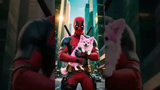 Deadpool saves a magical puppy! Loki and Joker against Deadpool!  #dccomics #marvel