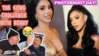 COME WITH ME TO A PHOTOSHOOT! + The Tik Tok  song challenge *HILARIOUS*