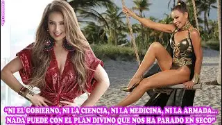 Thalia shares a beautiful message in the face of the crisis.