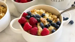 Instant Pot Creamy Millet Porridge Recipe