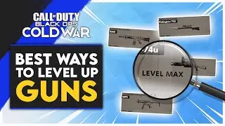 FASTEST WAYS to level up WEAPONS - Black Ops Cold War