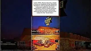 Denny's Diner: From Danny's Donuts to a 1960s Icon #history