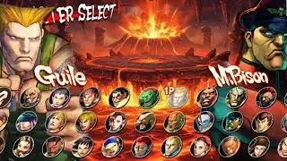 General Guile vs M. Bizon Stree Fighter Champion Edition (Chefão final)
