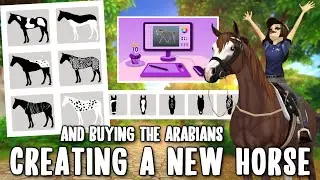 Creating a FREE HORSE & BUYING The NEW ARABIANS in Star Stable Online