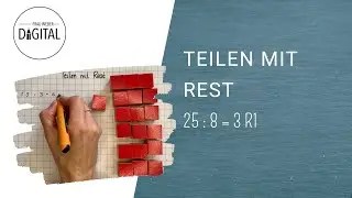 Teilen mit Rest - so geht das. (inkl. Arbeitsblatt) Mathe Klasse 2.