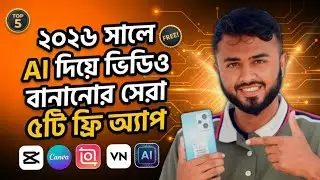 2026 এ AI দিয়ে ভিডিও বানানোর সেরা ৫টা অ্যাপ |Top 5 Free Apps 2026 |Best Free AI Video Maker Apps