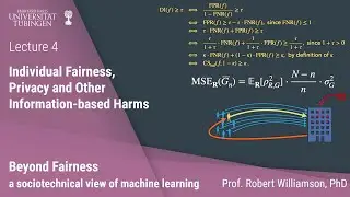 Individual Fairness, Privacy and other Information-based Harms