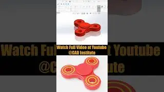 Fidget spinner Toy design in SOLIDWORKS #solidworks #solidworkstutorial #cadcam #solidworksshorts