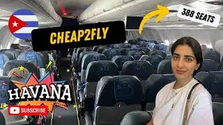 ✈️🇨🇺WE TOOK THE CHEAPEST AIRLINE TO CUBA, HOW GOOD IS WORLD2FLY ?