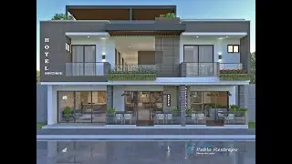 'DISEÑO' Hotel Boutique, Cafetería y Restaurante de '3 PISOS' | Arq Pablo Restrepo