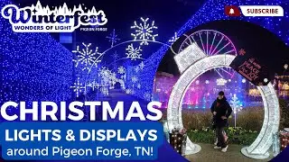 PIGEON FORGE WINTERFEST, 12 Days of Christmas & Old Mill LIGHTS! #winterfest
