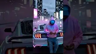 en alg&uacute;n futuro ...#CyberpunkCity #MustangFuturista #NeonVibes #Cinematic8k #CyberpunkStyle