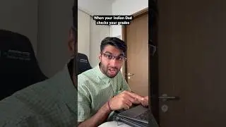 The most traumatic times 😂 #indian #dad #grade #school #son #funny #comedy #skit #relatable