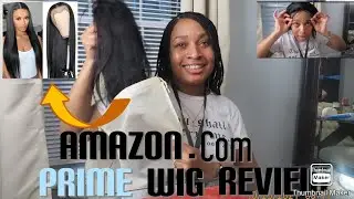 AMAZON PRIME WIG REVIEW!! (13x4 lace front wig 16 inch) FT. Fuduete Hair | under $100