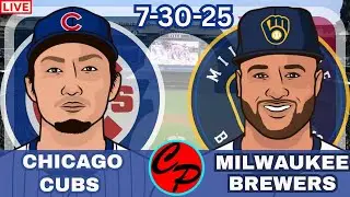 CHICAGO CUBS vs MILWAUKEE BREWERS MLB BASEBALL GAME 108 LIVE GAME CAST & AUDIO