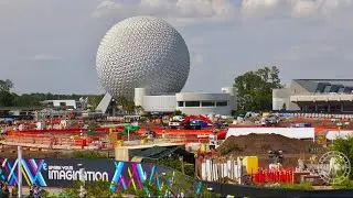 EPCOT Construction Update May 2022 - Moana Rock Work Takes Shape, & More | Walt Disney World