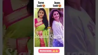 star pravah actresses Saree look vs jeans look 😍❤ || #song #starpravah #marathiserial #marathisong