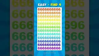 🔍🤯 Find the number! 🧐🧠 Fun Brain Game Quiz Challenge 🎉✨ #challenge #quiz