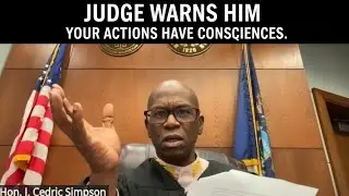 Judge Stops Hearing to Warn Defendant About Serious Consequences