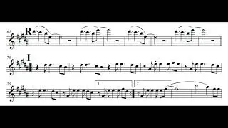 Tingin *Reimagined* by Cup of Joe - Alto Saxophone Music Sheet (Backing Track)