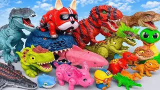 Jurassic World Unboxing Review Asmr Dinosaur T-rex Mosasaurus Triceratops Stegosaurus Spinosaurus