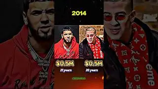 Anuel AA vs Bad Bunny (2014 - 2016)😍 #anuelaa #badbunny #thenandnow #evolution