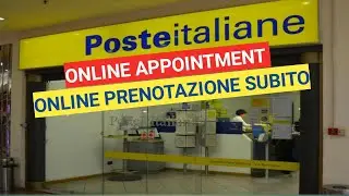 How To Take Appointment Online In Poste Italiane || Prenota Appuntamento Subito Poste Italian