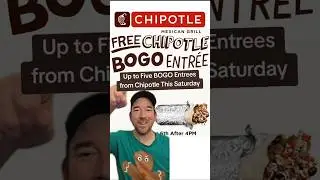 Получите до ПЯТИ основных блюд БЕСПЛАТНО в Chipotle в субботу и получите дешевые тако и буррито.