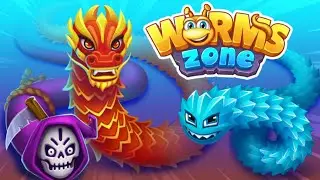 🐍Worms Zone Best Snake! Worms Zone Gameplay🐍Worms Armageddon Anniversary ,Saamp Wala Game 