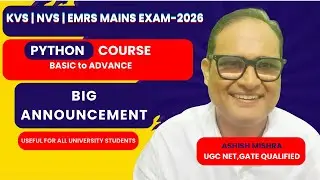 Big Announcement | Basic Python Programming Class (Hindi)