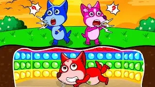 Wolfoo Makes a Colorful Pop It Toy - Wolfoo Funny Stories | Wolfoo video for Kids