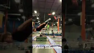 Kick Backflip🔥 #shorts #backflip #kickflip #skyzone #trending #trampoline #keepinitreal