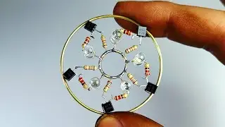 LED Chaser Using BC547 Transistor